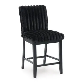 Mervannie Padded Counter-Height Barstool With Footrest 1