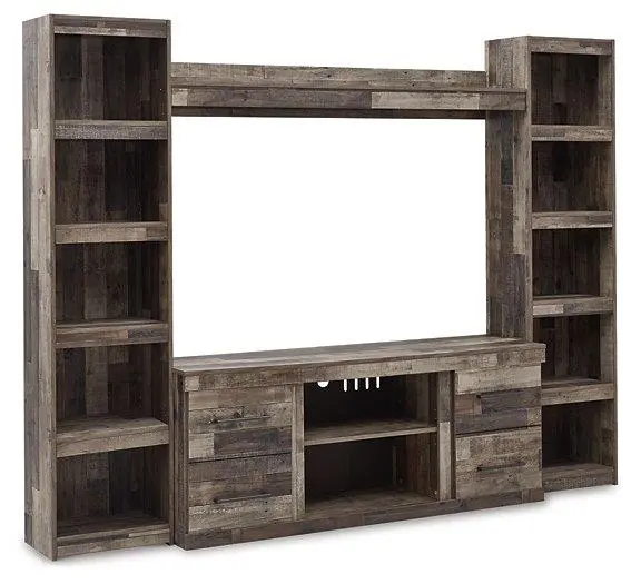 Modular 4-Piece Entertainment Center – Derekson Collection 1
