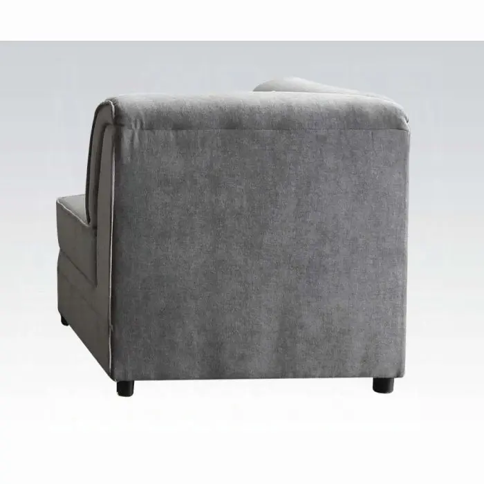 Modular Wooden Wedge Sectional With Removable Cushion 1