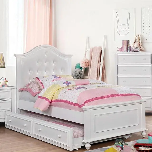 Olivia White Full And Twin Bed – Clean, Compact, And Versatile 1