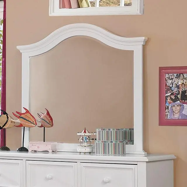 Olivia White Wall Mirror 1