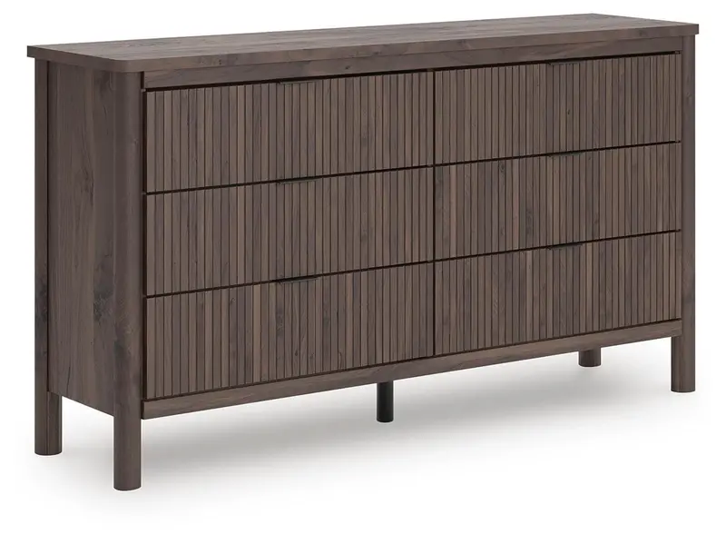 Pamytta Traditional 6-Drawer Dresser – Solid Wood Construction 1