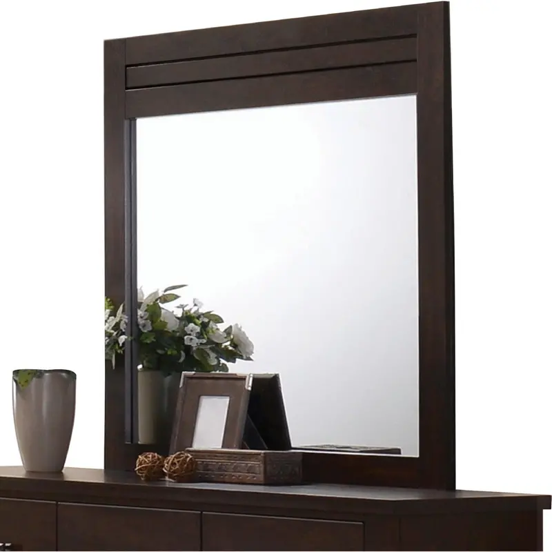Panang Wall Mirror – Mahogany-Framed Statement Piece 1
