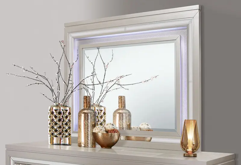 Paris Champagne Led Backlit Wall Mirror 1
