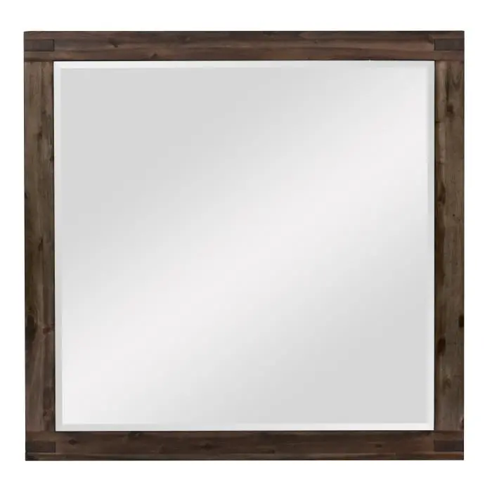 Parnell Wall Mirror – Rustic Cherry Wooden Frame (Model 1648-6) 1