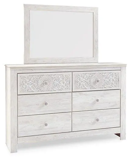 Paxberry Dresser With Matching Full-Length Mirror 1