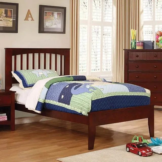 Pine Brook Cherry And White Full Bed With Rustic Elegance 1