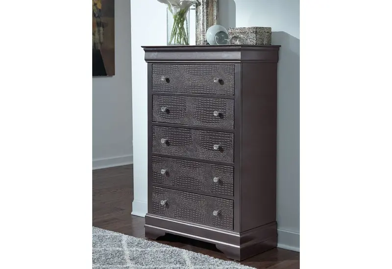 Pompei Metallic Accent Chest With Modern Hardware And Finish 1