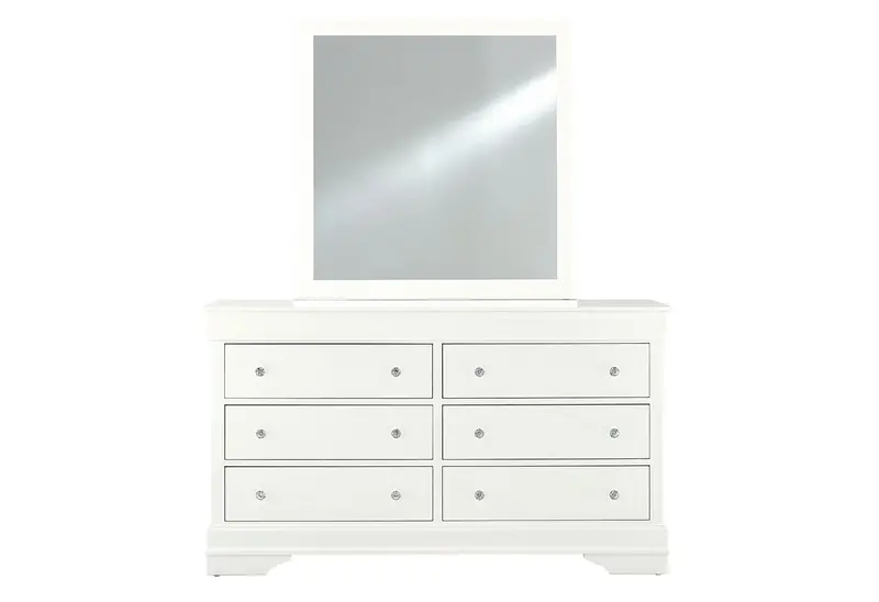 Pompei Metallic White Arched Mirror – Bedroom Accent Piece 1