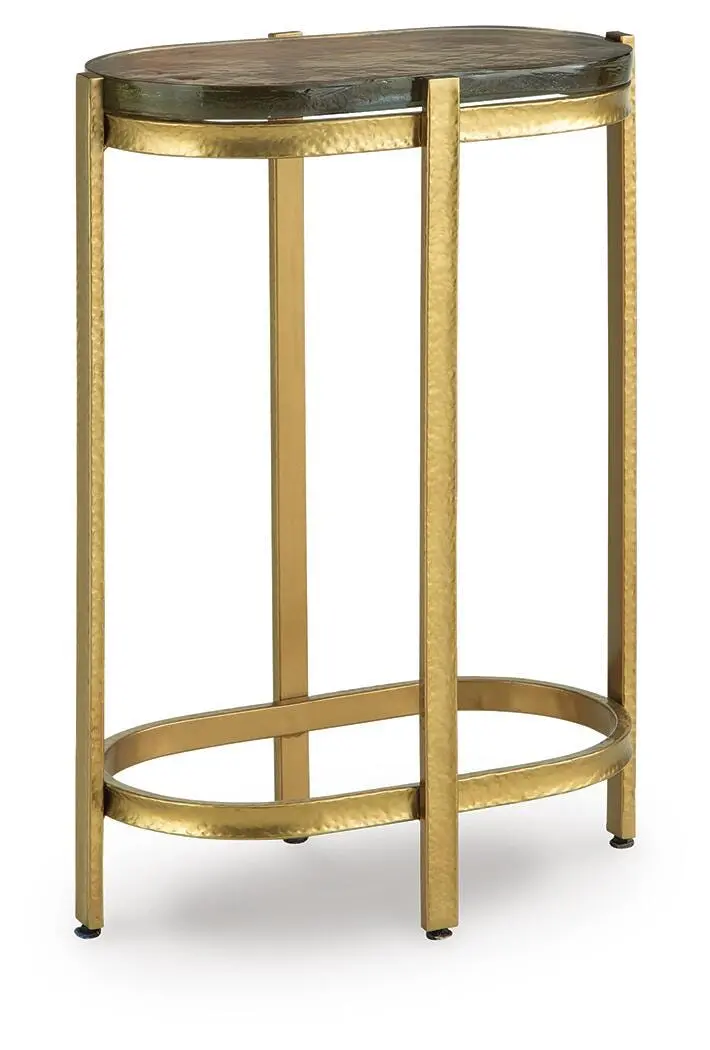 Porterville Modern Accent Table With Storage Shelf 1