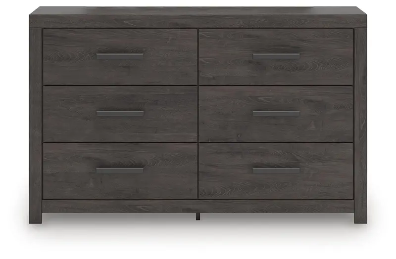 Prendonea 6-Drawer Wooden Dresser 1