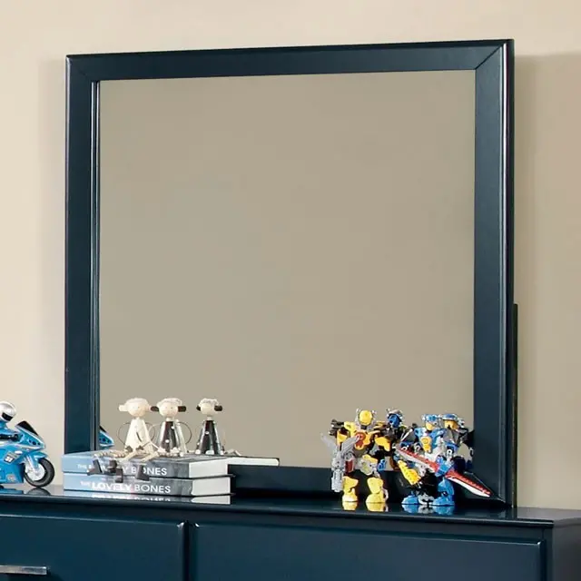 Prismo Blue-Tinted Decorative Mirror 1