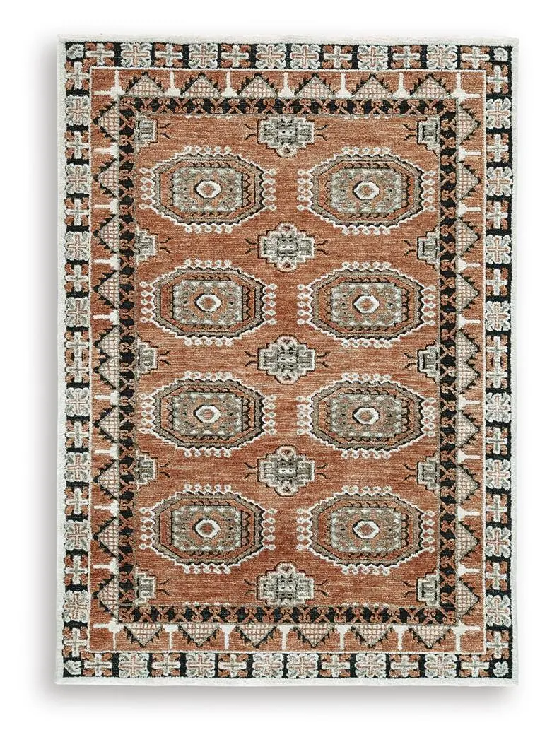 Qaabiz Handwoven Area Rug – Geometric Pattern 1