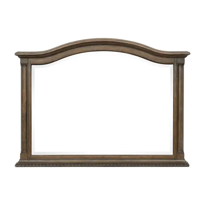 Rachelle Wall Mirror – Weathered Pecan Finish 1693-6 1