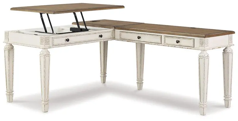 Realyn Lift-Top Dual-Function Home Office Desk Set 1