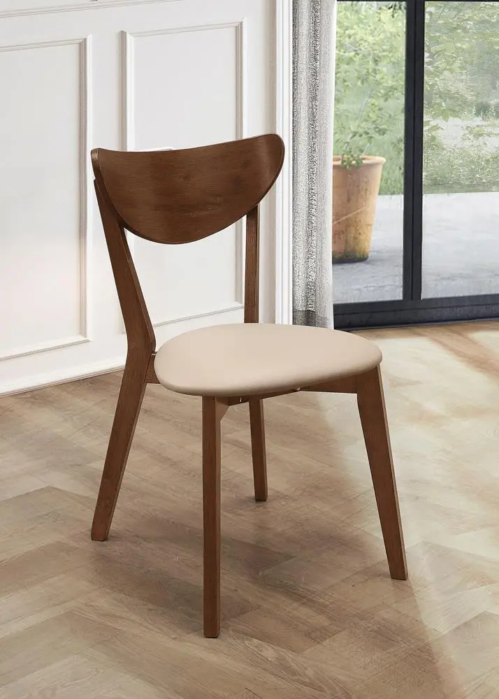 Retro-Inspired Kersey Chestnut Dining Chair 1