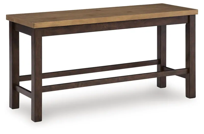 Rylandeen Padded Counter-Height Dining Bench 1