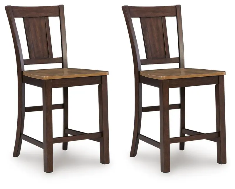 Rylandeen Wooden Counter-Height Bar Stools 1