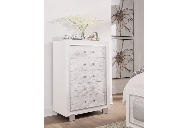 Santorini White Vertical Chest 1