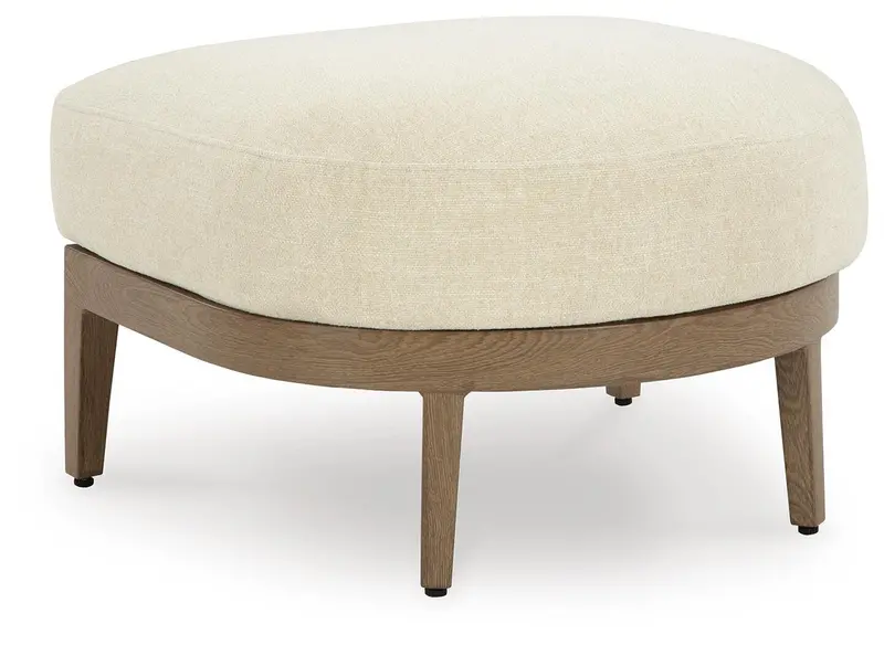 Serene Bay Cushioned Outdoor Ottoman 1