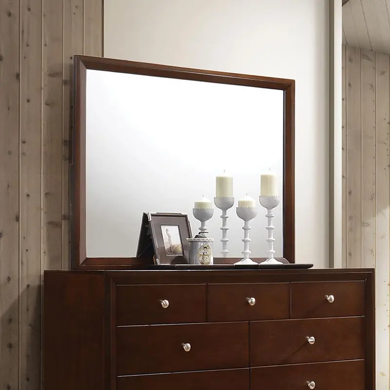 Serenity Rich Merlot Dresser-Mounted Mirror 1