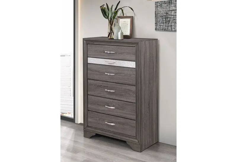 Seville Grey Tall Chest 1