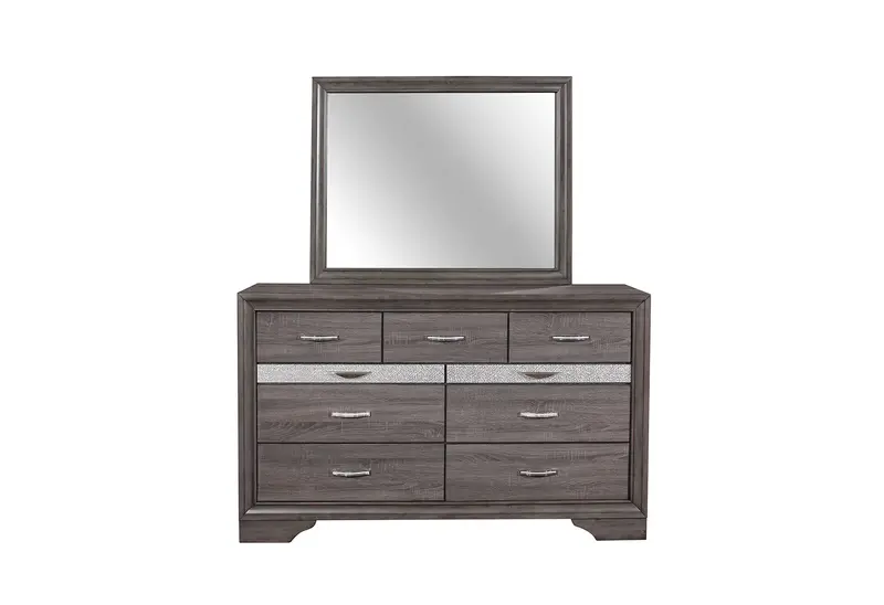 Seville Grey Wall Mirror 1