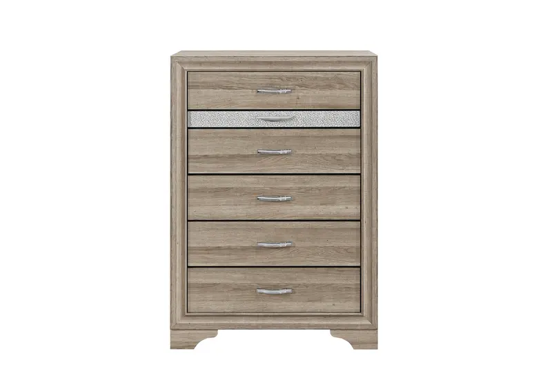 Seville Natural Wood Chest Of Drawers 1