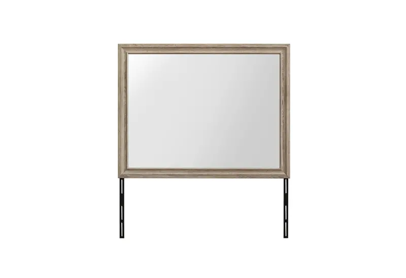 Seville Natural Wood Full-Length Mirror 1