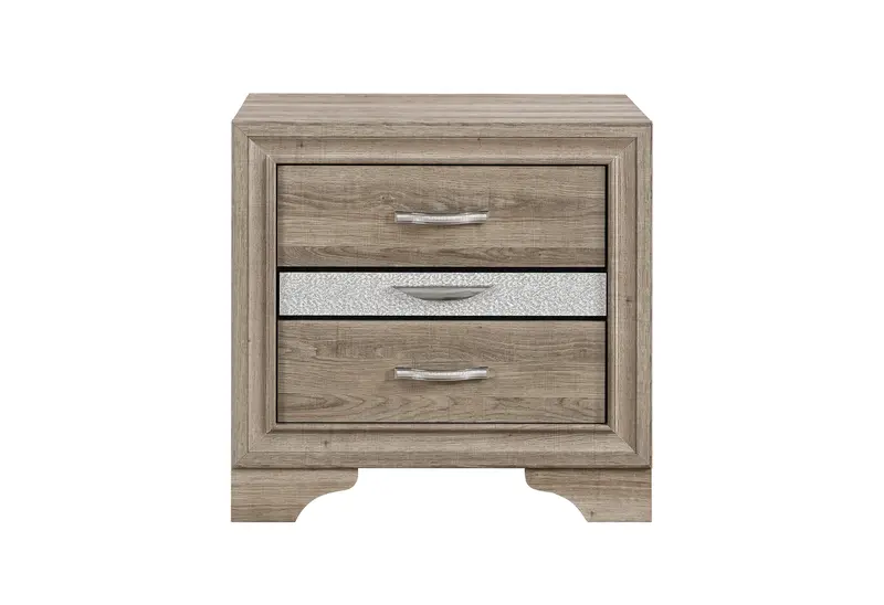 Seville Natural Wood Nightstand 1