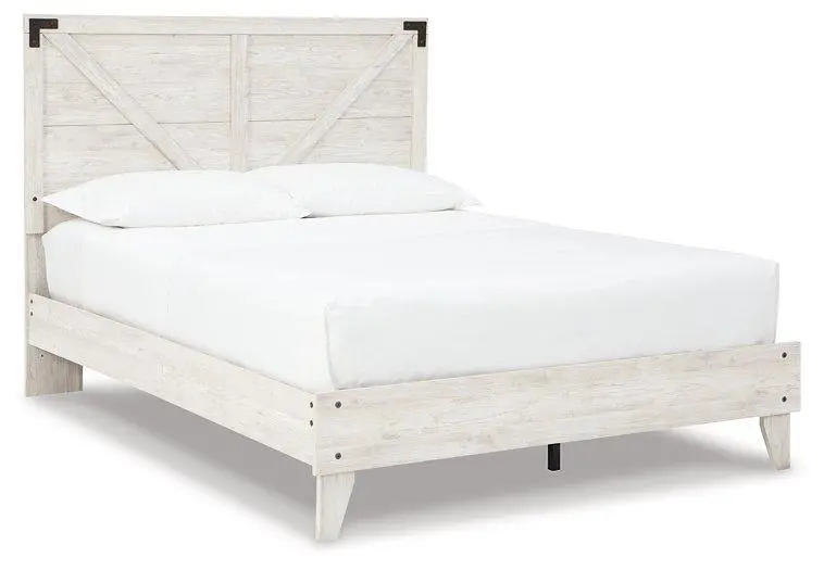 Shawburn Crossbuck-Style Panel Bed Frame 1