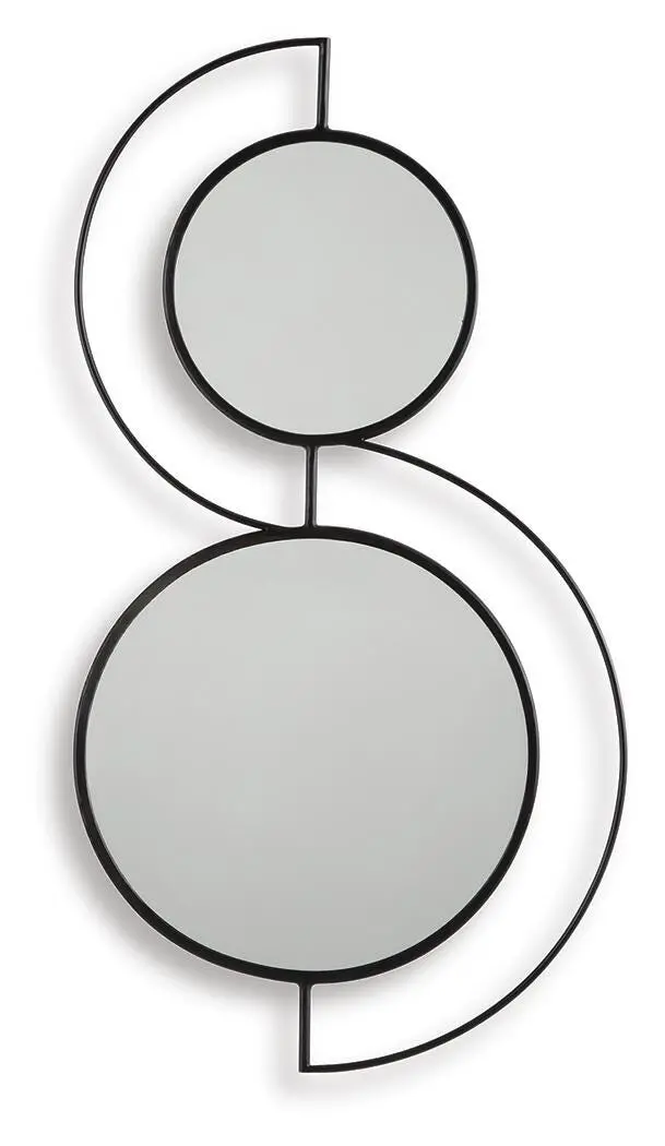 Shayham Arched Accent Mirror With Wood Frame 1