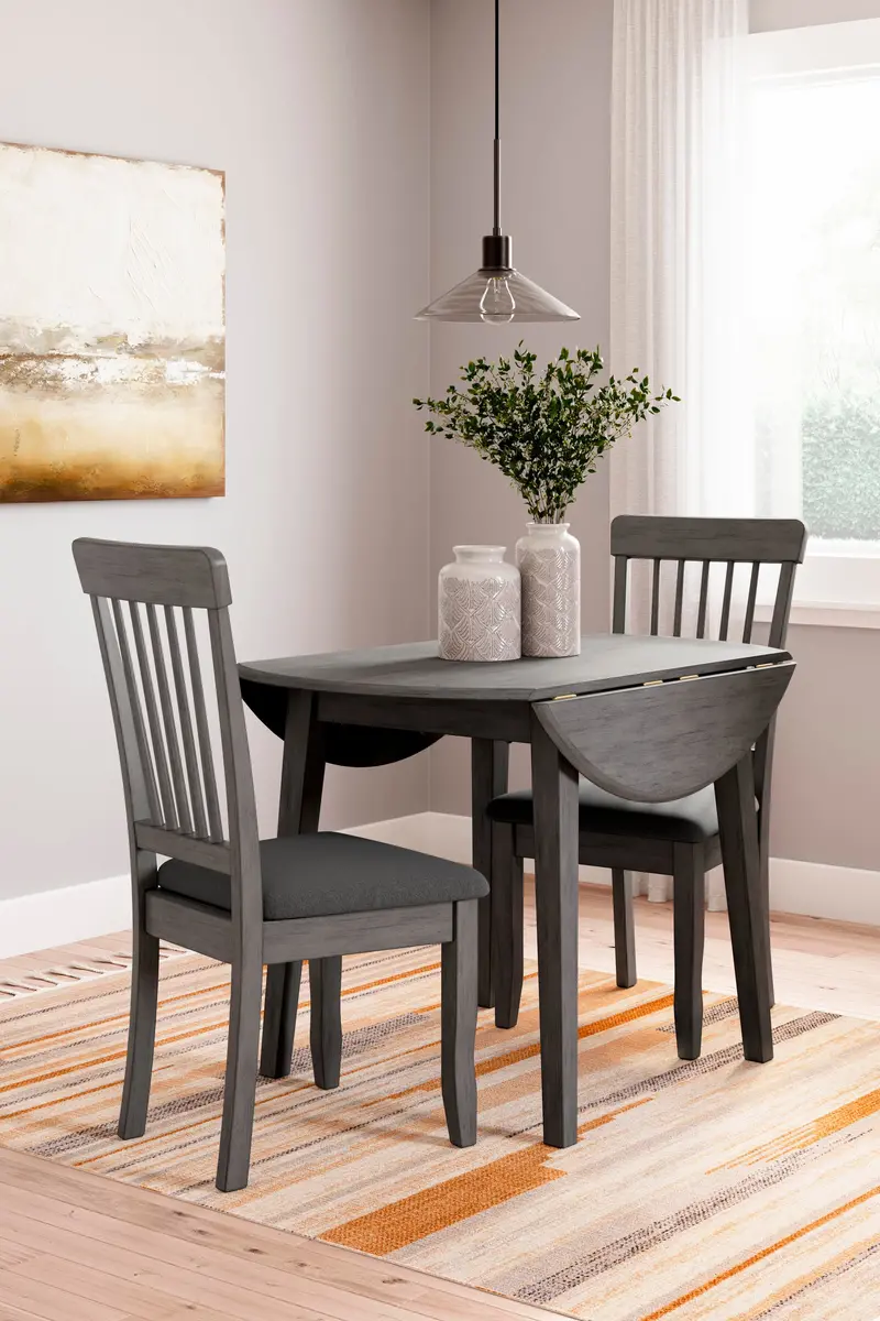 Shullden Farmhouse-Style Dining Room Set 1