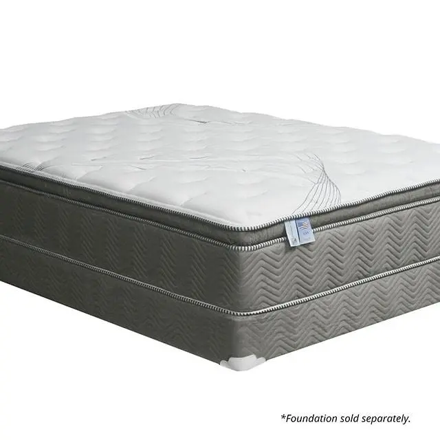 Stormin Euro Pillow Top Mattress – Queen Size, Gel-Infused Memory Foam 1
