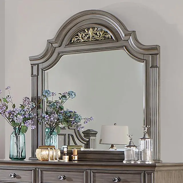 Syracuse Gray Wall-Mount Mirror 1