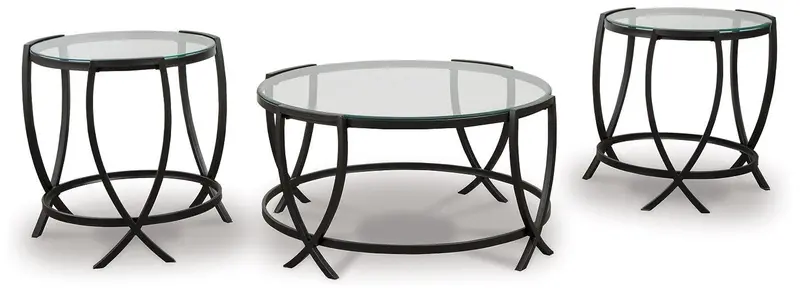 Tarrin Nesting Coffee Tables – Set Of Three 1