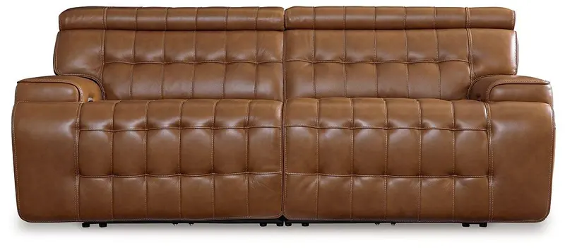 Temmpton Power-Adjustable Reclining Loveseat 1