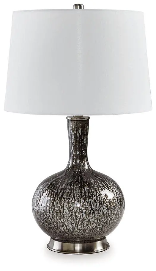 Tenslow Ceramic Table Lamp With Linen Shade 1