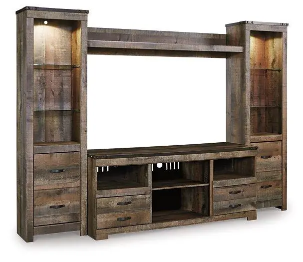 Trinell 4-Piece Modular Entertainment Center 1