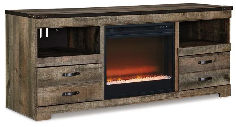Trinell 63-Inch Electric Fireplace Tv Console 1