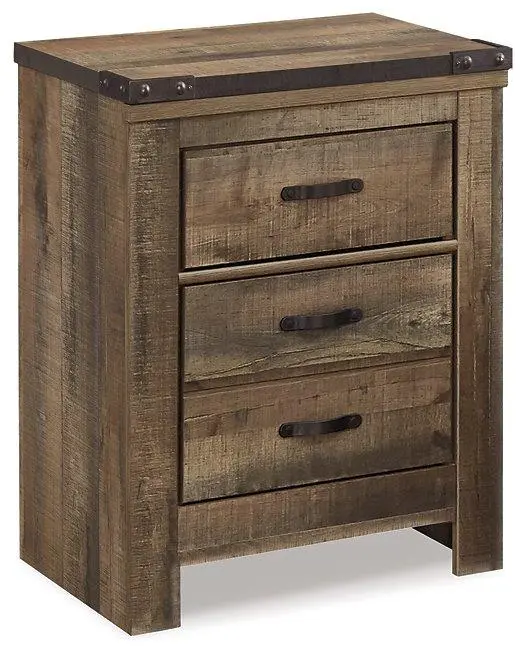 Trinell Contemporary Nightstand With Drawer And Shelf 1