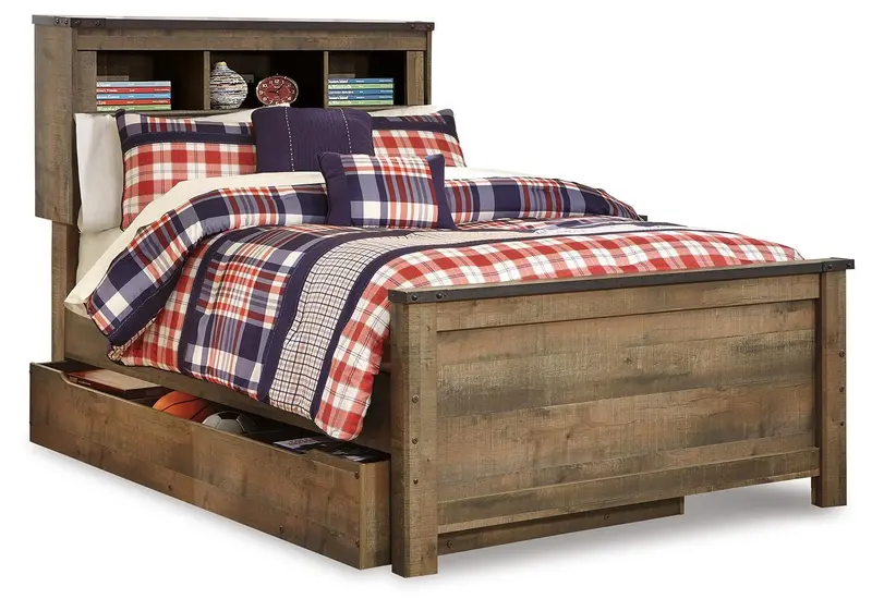 Trinell Platform Bed With Under-Bed Drawers 1