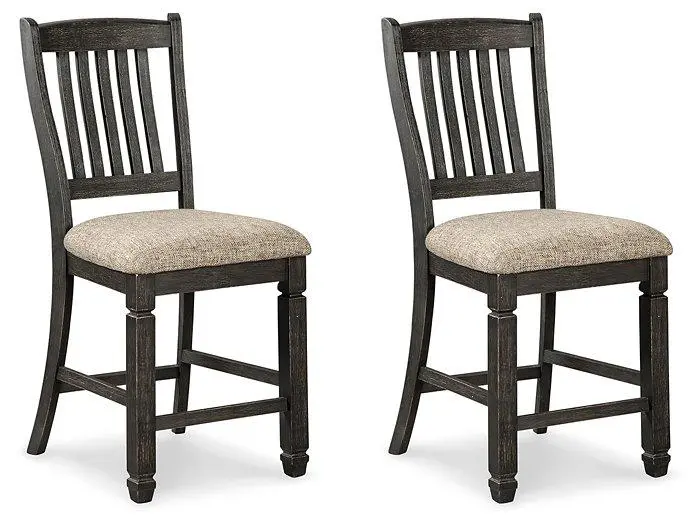 Tyler Creek Adjustable Bar Stool Set – Pair With Back Support 1