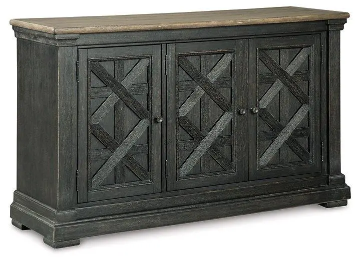 Tyler Creek Sideboard Server – Sliding Barn Doors & Adjustable Shelves 1