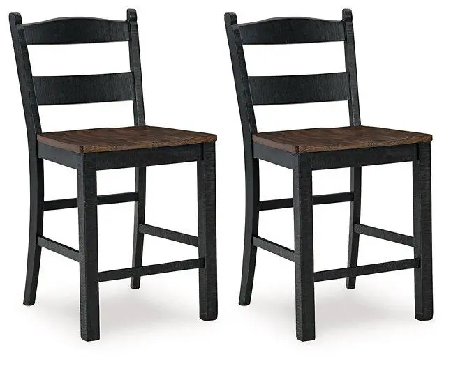 Valebeck Adjustable Barstool – Swivel Base & Metal Accents 1