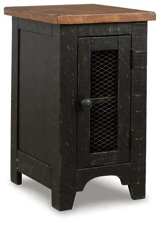 Valebeck Chairside End Table – Compact Design With Usb Charging Port 1