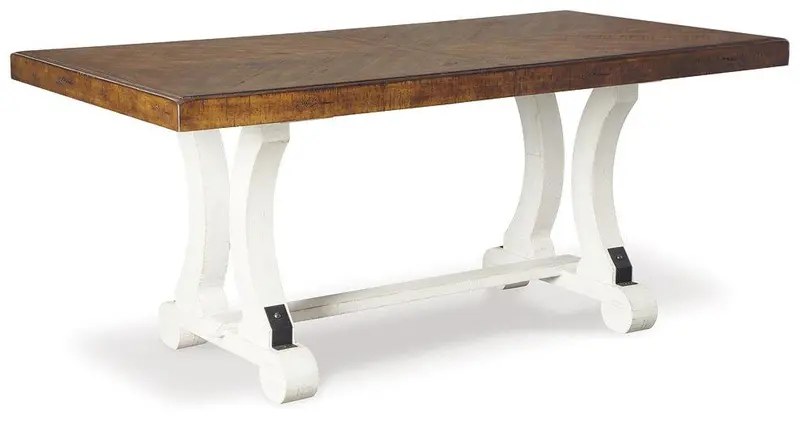 Valebeck Extendable Dining Table – Solid Wood Top 1