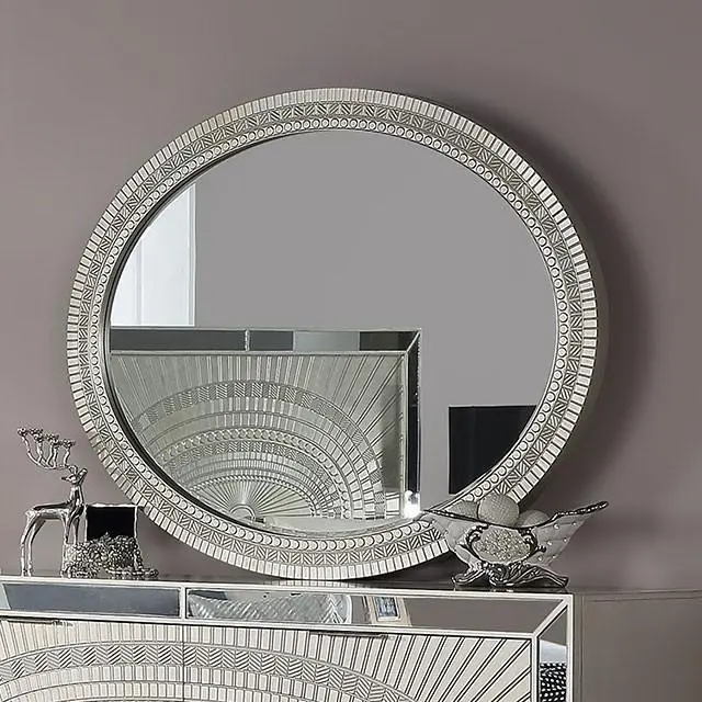 Valletta Full-Length Wall Mirror With Wood Frame 1