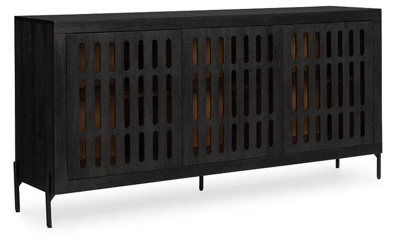 Vallisburg Modern Accent Cabinet With Open Shelving 1