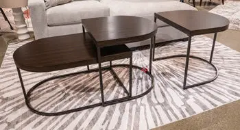 Vanmore Nesting Coffee Tables – Set Of 3 Wooden Accent Tables 1